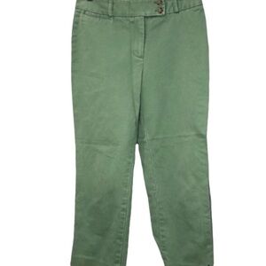 J. McLaughlin Capri Pants Faded Soft Green Size 6